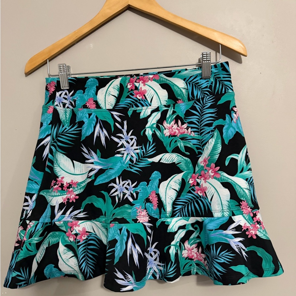 Tommy Bahama Golf Floral tropical print skirt size small